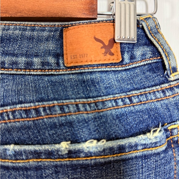 American Eagle Outfitters Size 2 Short Women's Dark Blue Skinny Jeans - Picture 8 of 11